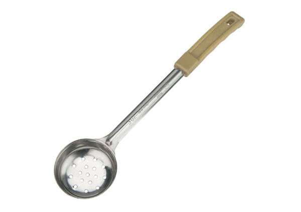 - FPPN-3, 3 Oz Stainless Steel Perforated Food Portioner, Beige, NSF