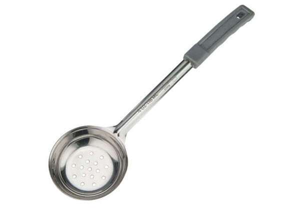 - FPPN-4, 4 Oz Stainless Steel Perforated Food Portioner, Gray, NSF