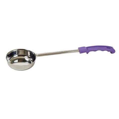 - FPS-2P, 2-Ounce Solid Stainless Steel Food Portioner with Purple Handle