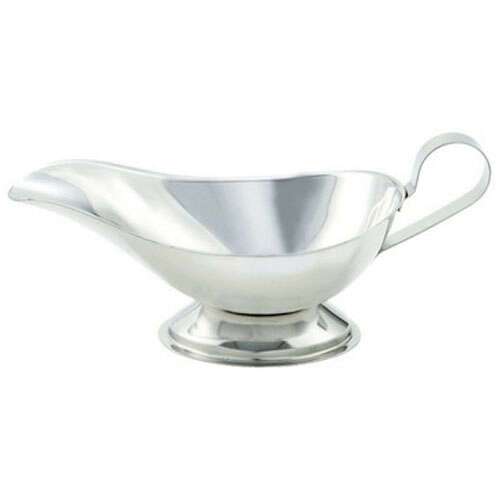 - GВЅ-10, 10-Ounce Stainless Steel Gravy Boat