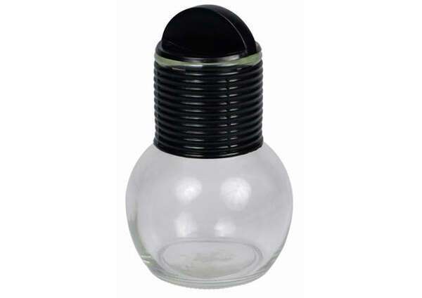 - GHT-10, 10-Ounce Glass Bottle with Plastic Lid