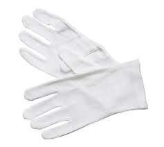 - GLC-L, White Cotton Knitting Glove Size L, 1 Dozen