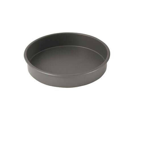 - HAC-102, 10-Inch Diameter 2-Inch High Deluxe Round Non-Stick Cake Pan, Hard Anodized Aluminum