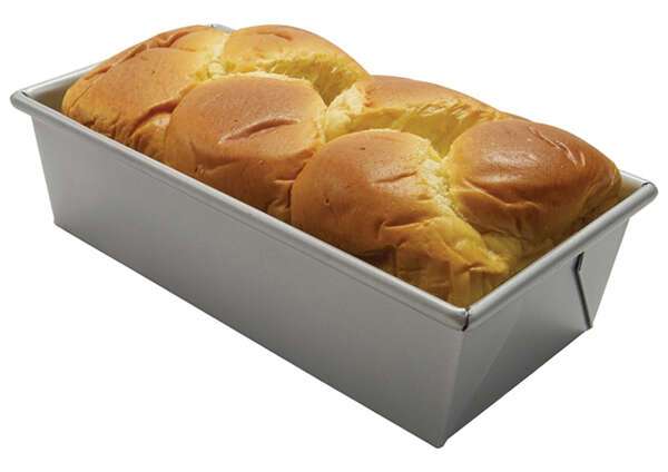 HLP-105, 10"x5"x3" Aluminized Steel Non-Stick Loaf Pan for 1.5-Lbs Loaf, EA