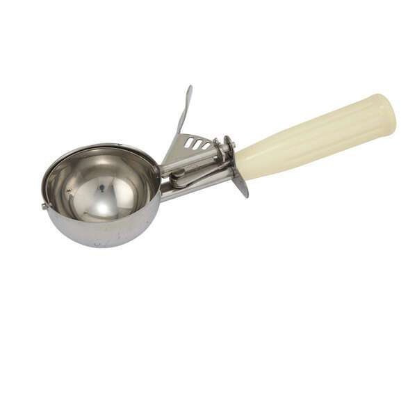 - ICD-10, 3.75-Ounce Ice Cream Disher with Ivory Handle, Size 10, NSF