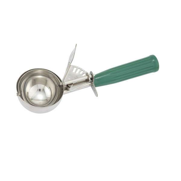- ICD-12, 3.25-Ounce Ice Cream Disher with Green Handle, Size 12, NSF