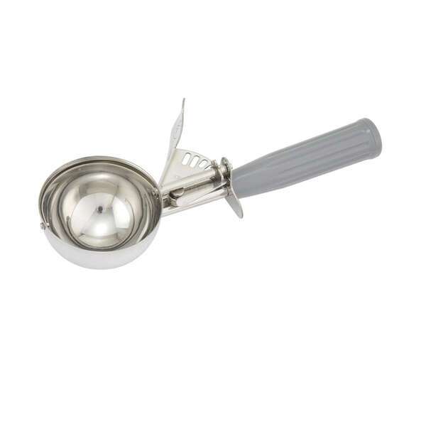 - ICD-8, 4-Ounce Ice Cream Disher with Gray Handle, Size 8, NSF