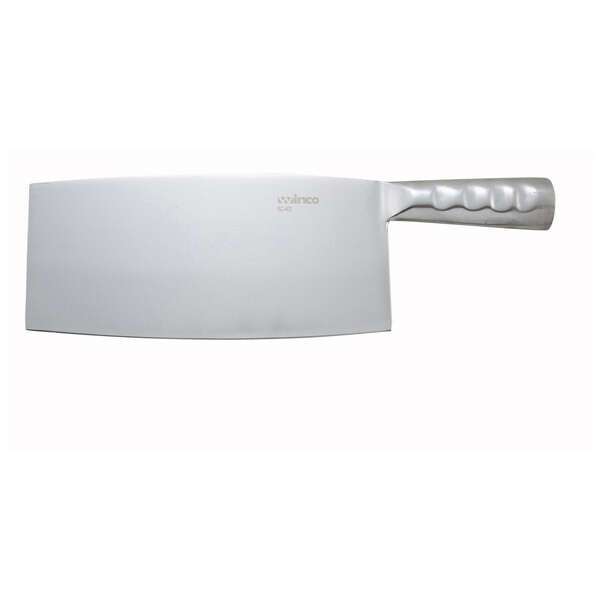 - KC-401, 8.25x3.93-Inch Chinese Cleaver with Stainless Steel Handle
