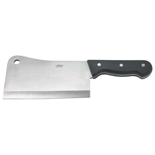 Winco KC-7, 7-Inch Heavy-Duty Cleaver with POM Handle