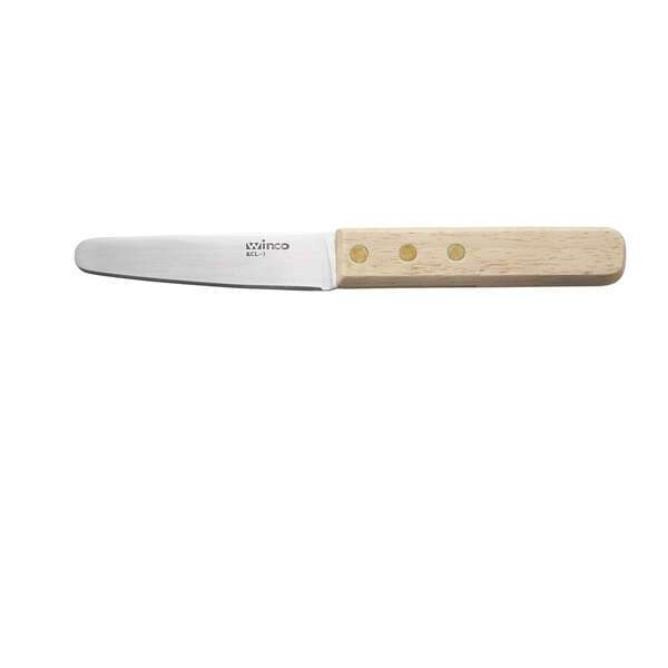 - KCL-3, 7.5-Inch Oyster Knife with Wooden Handle