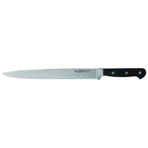 - KFP-101, 10-Inch Granton Edge Slicer with POM Handle