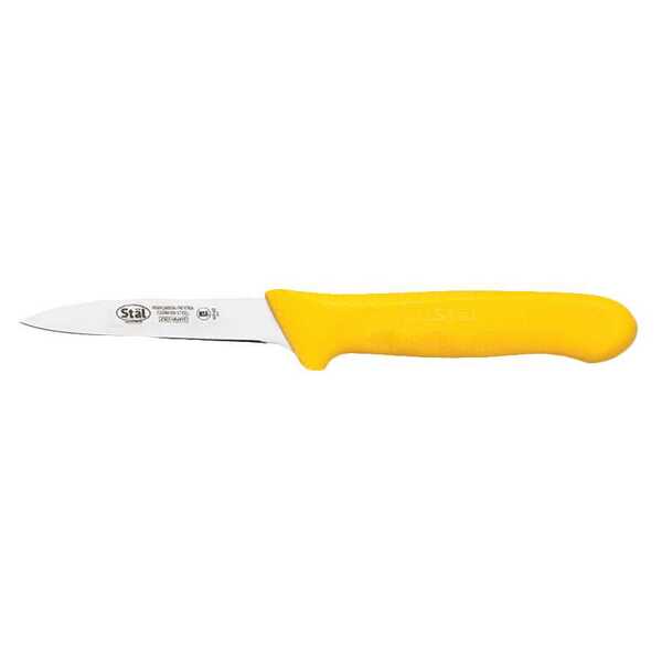 - KWP-30Y, 3.25-Inch Stal High Carbon Steel Paring Knife, Polypropylene Handle, Yellow, 2/CS, NSF