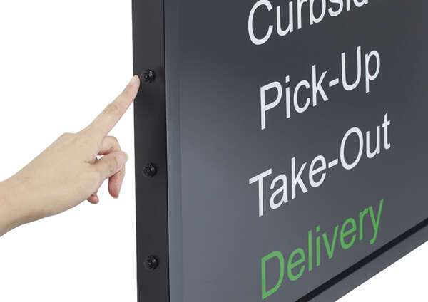 Winco LED-20 19x24-Inch All-in-One "OPEN" LED Sign, EA