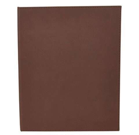 - LMD-811BN Brown Two-Views Menu Cover for 8.5x11-Inch Insets