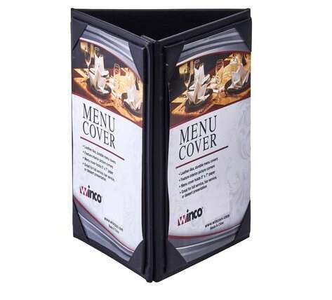 - LMTT-57BK Black Triple Panel Table Tent for 5x7-Inch Insets