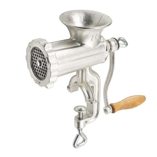 - MG-10 Heavy-Duty Cast Iron Meat Grinder with 2 Plates & 3 Stuffing Tubes, Set