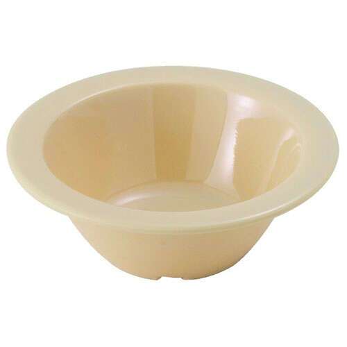 - MMB-4, 4-Ounce 4.75-Inch Diameter Melamine Fruit Bowls, Tan, 1 Dozen, NSF