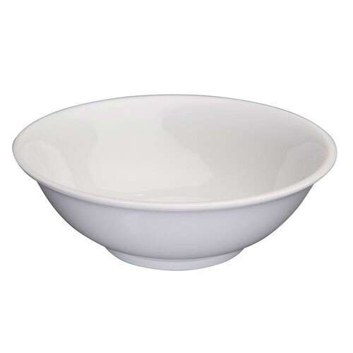 Winco MMB-52W, 52-Ounce 8.75-Inch Diameter Rimless Melamine Bowls, White, 1 Dozen, NSF
