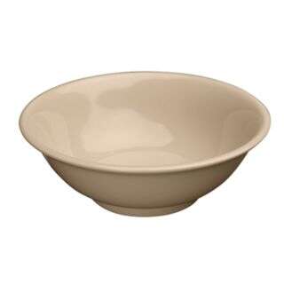 Winco MMB-96, 96-Ounce 11-Inch Diameter Rimless Melamine Bowls, Tan, 1 Dozen, NSF (Discontinued)