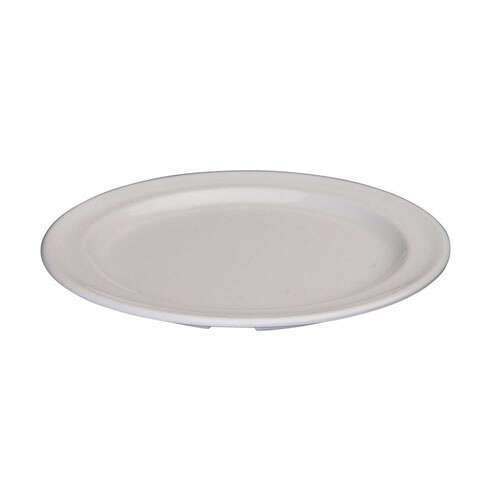 Winco MMPR-5W, 5.5-Inch Round Melamine Plates, White, 1 Dozen, NSF