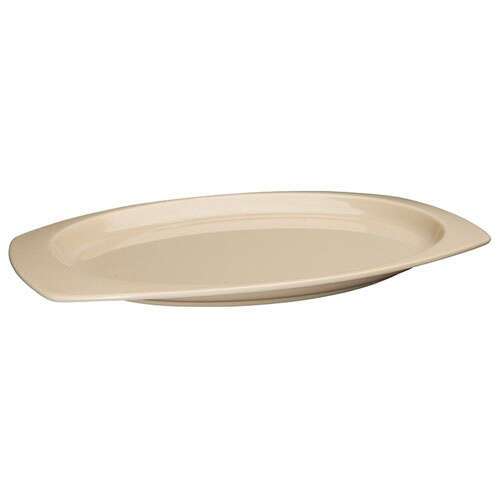 Winco MMPT-117, 11.5x7.5-Inch Rectangular Melamine Platters, Tan, 1 Dozen, NSF