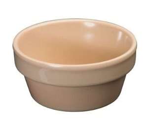 Winco MMSC-4, 4-Ounce 3.25-Inch Diameter Melamine Sauce Cups, Tan, 1 Dozen, NSF