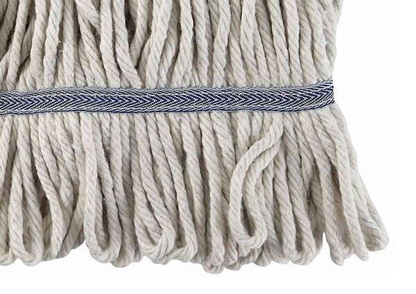 MOP-24W, 24-Ounce White Yarn Wet Mop Head, Looped End