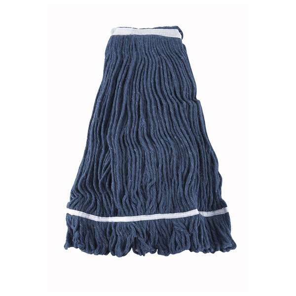 - MOP-32, 32-Ounce Blue Yarn Wet Mop Head, Looped End