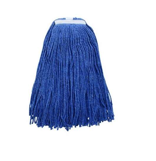 Winco MOPH-24C, 24-Ounce 600G Premium Blue Yarn Mop Head, Cut Head (Discontinued)