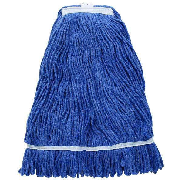 Winco MOPH-32, 32-Ounce 800G Premium Blue Yarn Mop Head, Looped End (Discontinued)