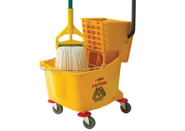 MOPM-M, Medium Superior Microfiber Loop-End/Banded Wet Mops, EA