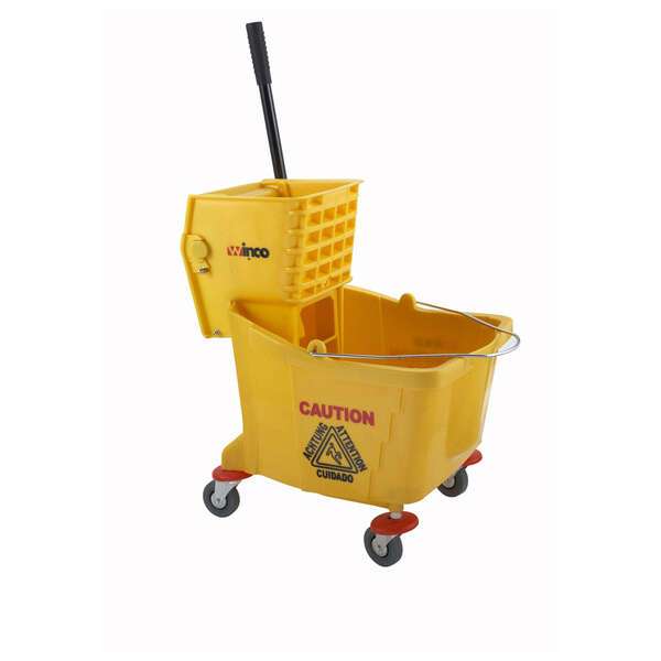 - MPB-36, 36-Quart Yellow Mop Bucket with Wringer, EA