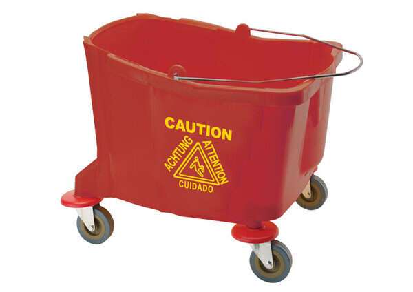 MPB-36BR 36 Quart Red Plastic Bucket for MPB-36R, EA