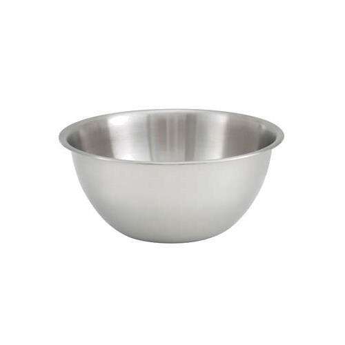 Winco MXHV-400, 4-Quart Heavy Duty Stainless Steel Mixing Bowl