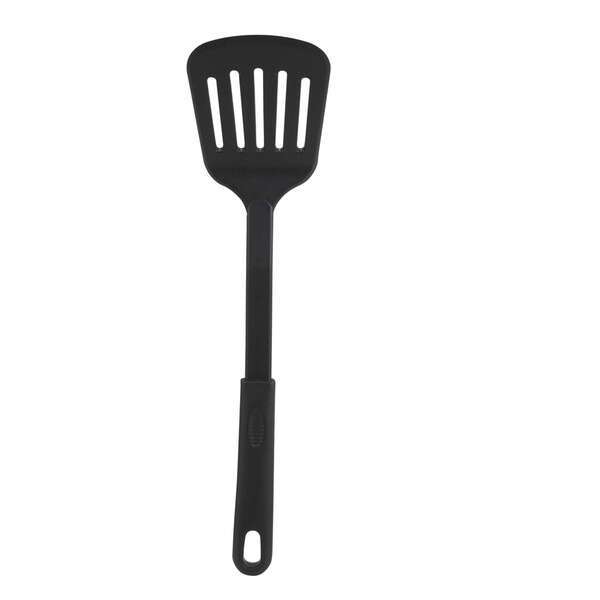 Winco NC-WS, Black Nylon Slotted Wide-Blade Spatula