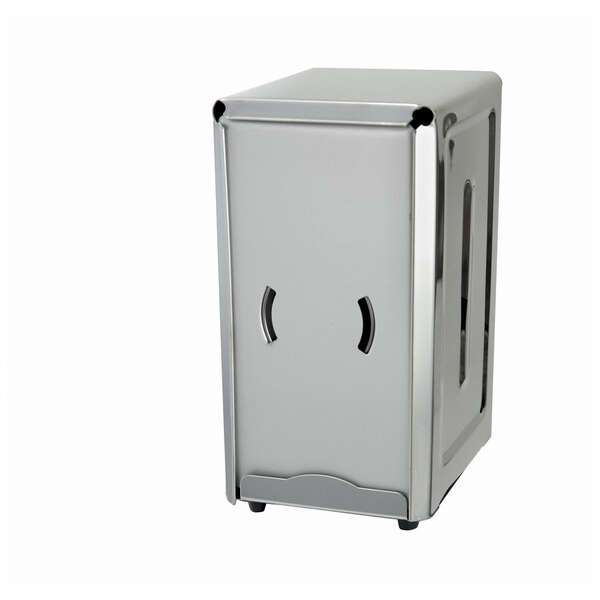 - NH-7, 4.6x4x7.5-Inch Stainless Steel Full Size Napkin Dispenser