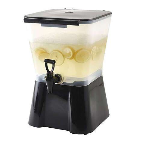 - PBD-3SK, 3-Gallon Square Beverage Dispenser, Black