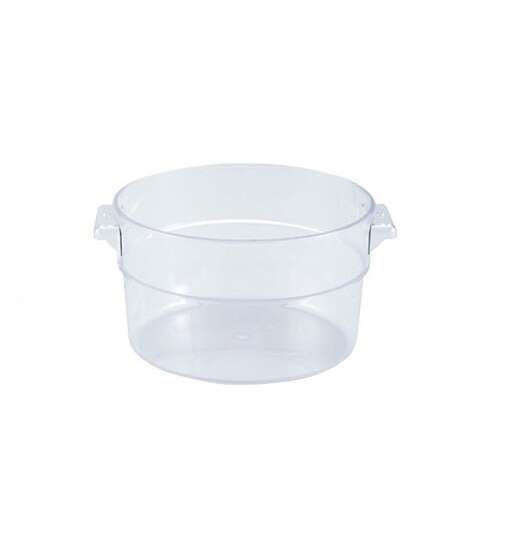 - PCRC-2, 2-Quart Polycarbonate Round Storage Container, NSF