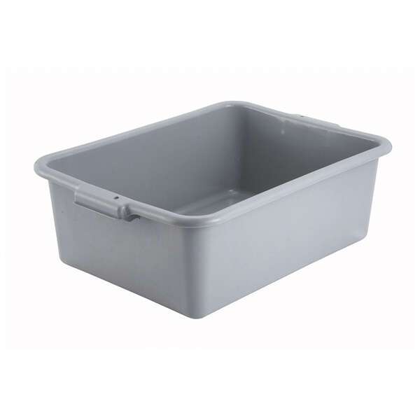 - PL-7G, 20.25x15.5x7-Inch Dish Box, Gray