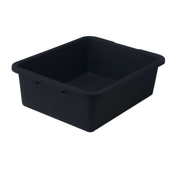 - PLW-7K, 20.75x16.75x7-Inch Heavy-Duty Dish Box, Black