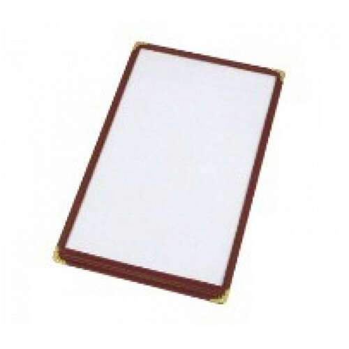 - PMC-5U, 8.5x5.5-Inch Burgundy Single Menu Cover