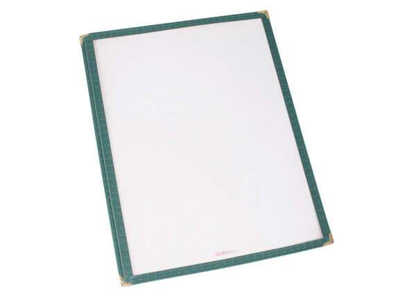PMC-9G, 12x9.5-Inch Green Single Menu Cover