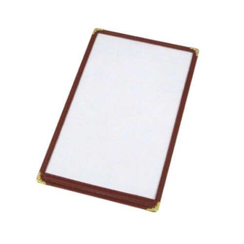 - PMCD-14U, 14x8.5-Inch Double Fold Menu Cover, Burgundy