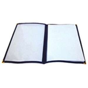 - PMCD-9B, 12x9.5-Inch Blue Double Fold Menu Cover
