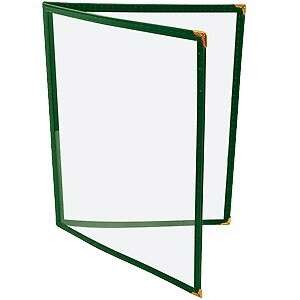 - PMCD-9G, 12x9.5-Inch Green Double Fold Menu Cover
