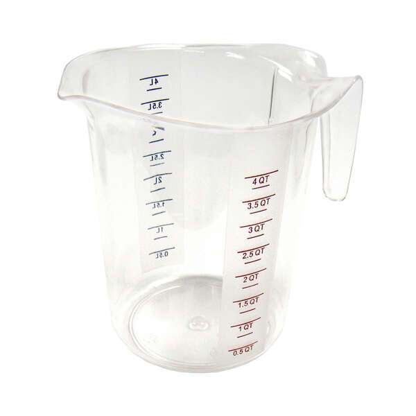 - PMCP-400, 4-Quart Polycarbonate Measuring Cup