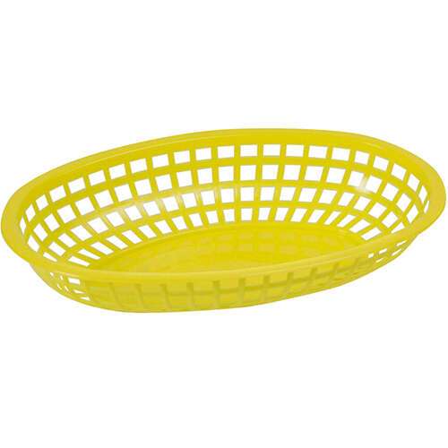 - POB-Y, Premium Oval Basket, Sunshine Yellow, 1 Dozen