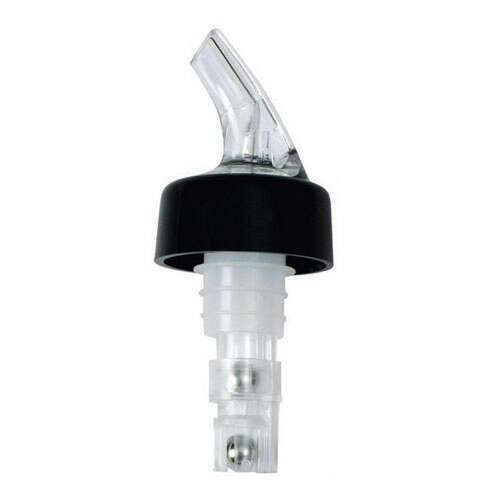 - PPA-125, 1-1/4 Oz Measuring Pourer Clear Tail with Collar, 1 Dozen