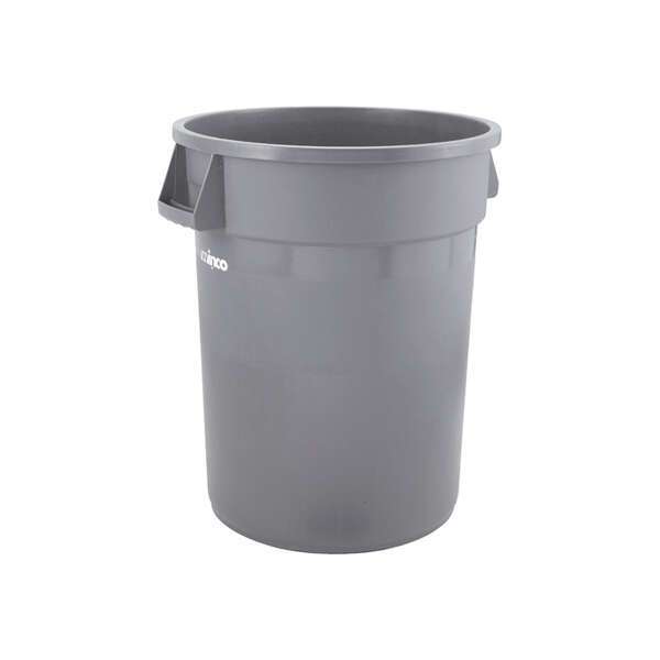 - PTC-10G, 10 Gallon Heavy-Duty Round Gray Trash Can