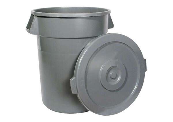 PTCL-20G, Round Gray Plastic Cover for PTC-20G Trash Can